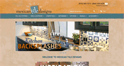 Desktop Screenshot of mexicantiledesigns.com